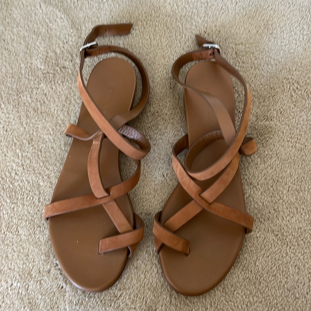 Jenni Kayne Oiled Leather Strappy Sandal